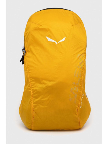 Раница Salewa Ultralight 22L в жълто голям размер с изчистен дизайн 00.0000001420