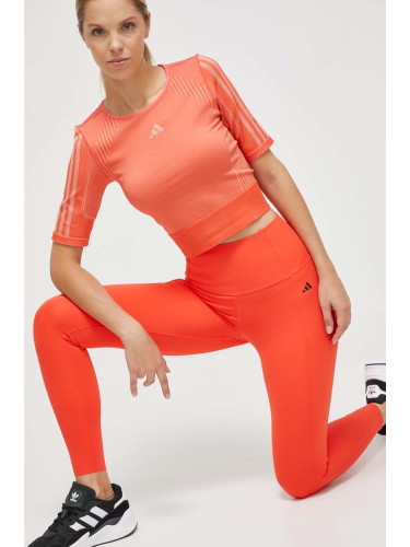Тениска за трениране adidas Performance в оранжево