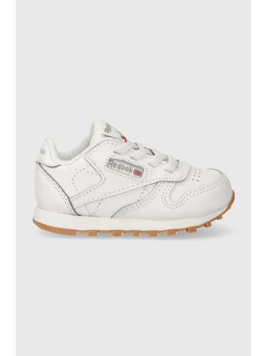 Детски маратонки Reebok Classic CL LTHR в бяло