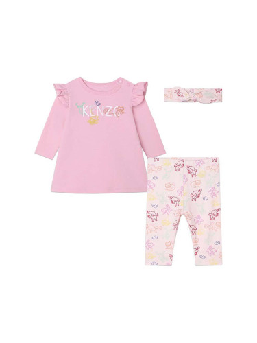 Комплект за бебета Kenzo Kids в розово