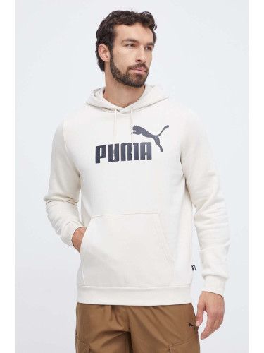 Суичър Puma в бяло с качулка принт 847428 586687