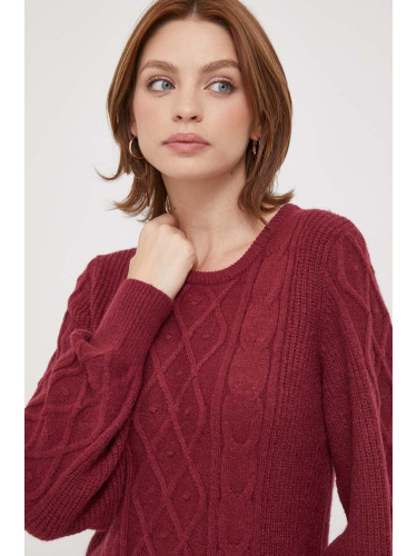 Пуловер Artigli дамски в бордо