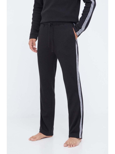 Домашен спортен панталон от памук Michael Kors в черно с апликация 6F35P13081