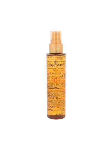 NUXE Sun Tanning Oil SPF10 Слънцезащитна козметика за тяло 150 ml