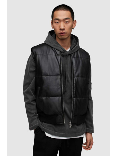 Елек AllSaints ML007Y NARO PUFFER JACKET в черно преходен модел