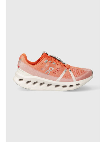 Обувки за бягане On-running Cloudsurfer в оранжево