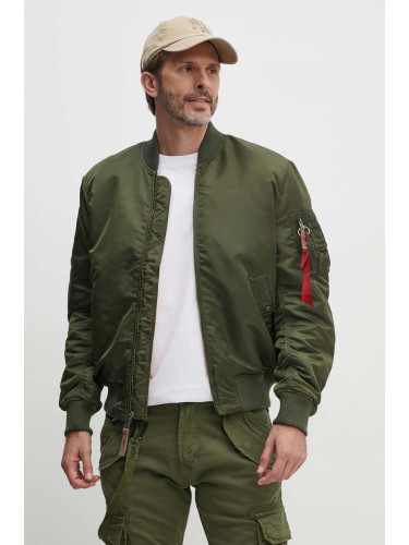 Яке бомбър Alpha Industries MA-1 VF 59 в зелено преходен модел 191118.257