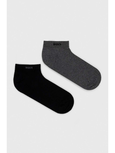 Чорапи BOSS в сиво 50469849