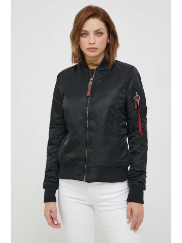 Яке бомбър Alpha Industries MA-1 VF 59 Wmn в черно преходен модел