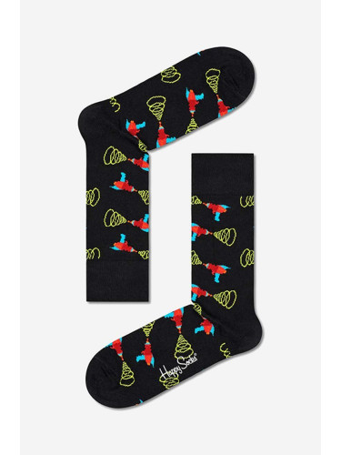 Чорапи Happy Socks Lazer Quest в черно