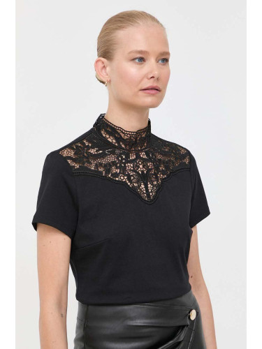 Памучна блуза Morgan DMAGO в черно JP18972 PM070381