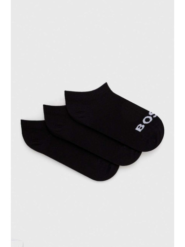 Чорапи BOSS (3 броя) в черно 50502073