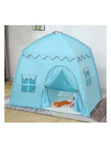 Детска палатка - къщичка за игри, Синя