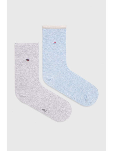Чорапи Tommy Hilfiger (2 броя) в синьо 371221.