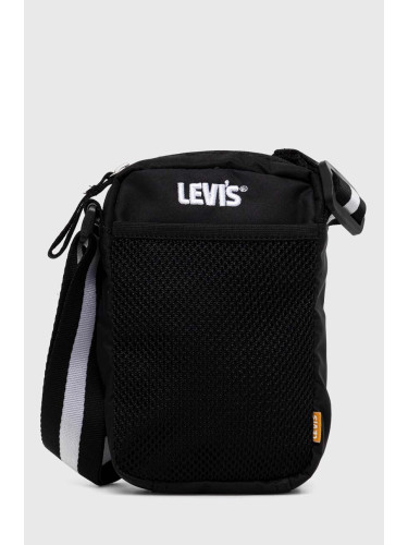Чанта през рамо Levi's в черно