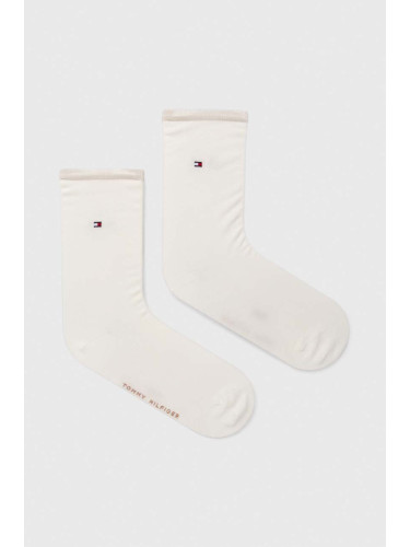 Чорапи Tommy Hilfiger (2 броя) в бяло 371221.