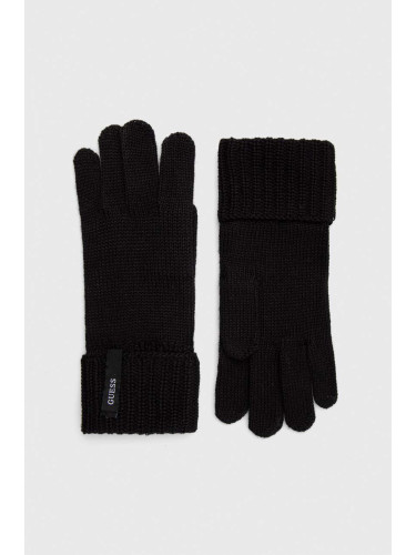 Ръкавици Guess в черно