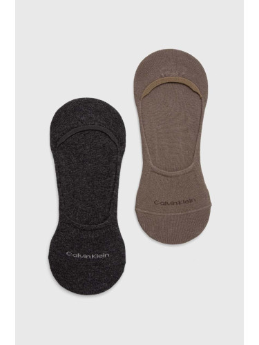 Чорапи Calvin Klein (2 броя) в сиво 701218708