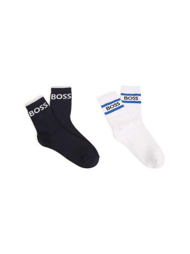 Детски чорапи BOSS (2 броя) в тъмносиньо