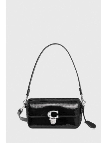 Чанта Coach Studio Baguette Bag в черно
