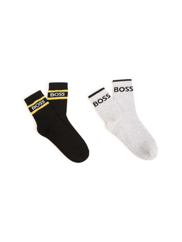 Детски чорапи BOSS (2 броя) в черно