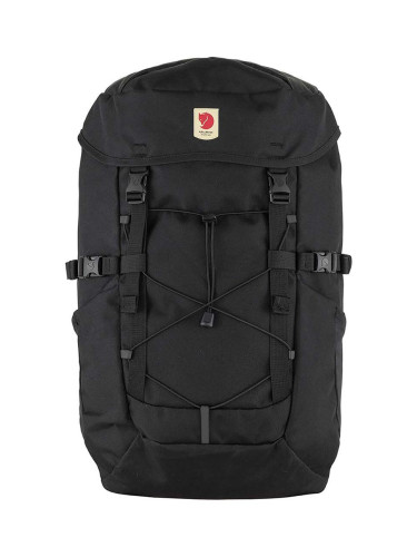 Раница Fjallraven F23350.550 Skule Top 26 в черно голям размер с изчистен дизайн