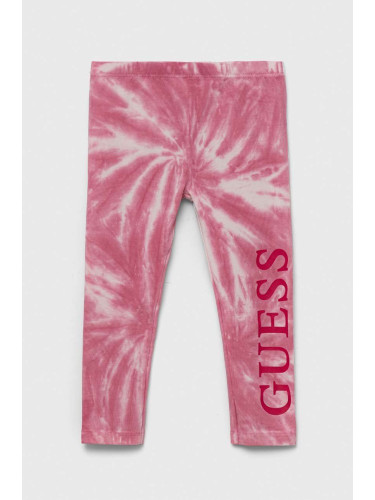 Детски клин Guess в розово с десен