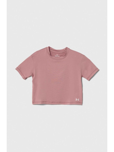 Детска тениска Under Armour Motion SS в розово