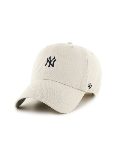 Шапка 47 brand New York Yankees MLB в бяло с апликация B-BSRNR17GWS-NT