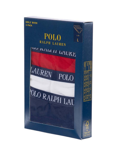 Детски бикини Polo Ralph Lauren (3 броя) в тъмносиньо