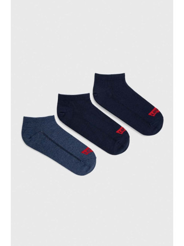 Чорапи Levi's (3 броя) в тъмносиньо