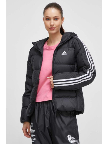 Пухено яке adidas Essentials в черно зимен модел HZ8483