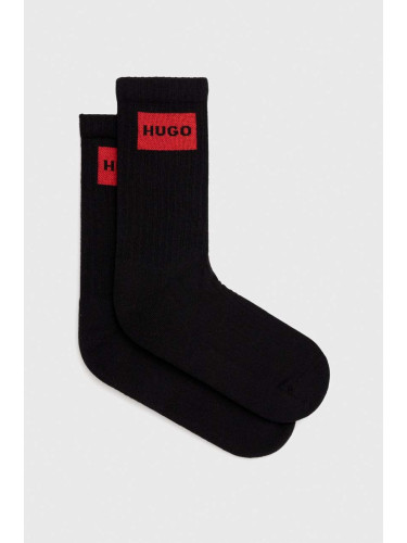 Чорапи HUGO (2 броя) в черно 50510640