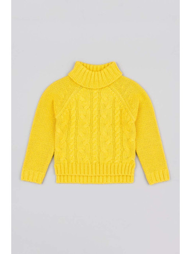 Детски пуловер zippy в жълто