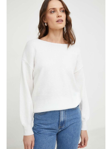 Пуловер Answear Lab дамски в бяло