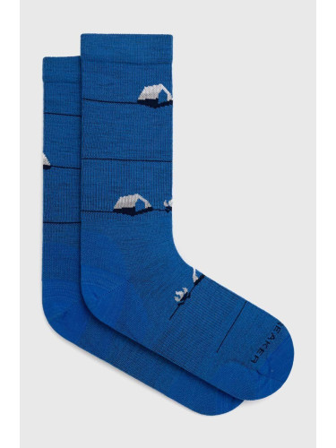 Чорапи Icebreaker Lifestyle Ultralight в синьо