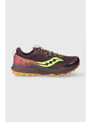 Обувки за бягане Saucony Xodus Ultra 2 в бордо