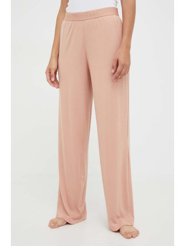 Долнище на пижама Calvin Klein Underwear дамско в розово 000QS7007E