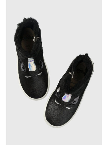 Детски половинки обувки от кожа Primigi в черно