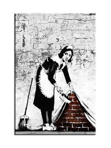 Репродукция Banksy, Cleaner, 60 x 90 cm