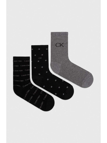 Чорапи Calvin Klein (4 броя) в черно