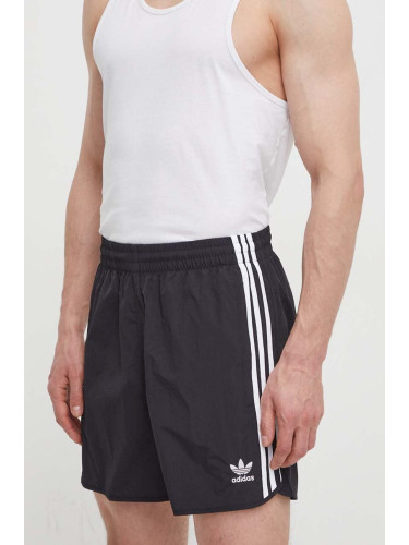 Къс панталон adidas Originals Adicolor Sprinter Classics Shorts в черно HS2069