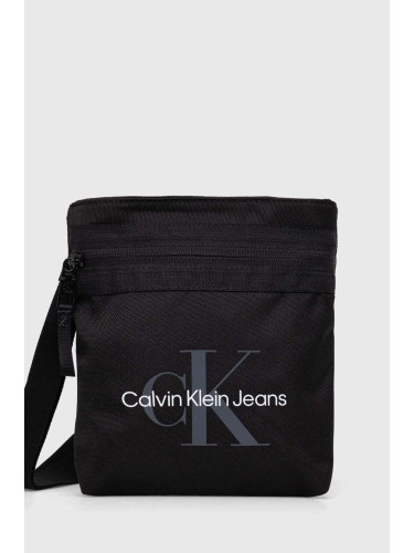 Чанта през рамо Calvin Klein Jeans в черно K50K511097