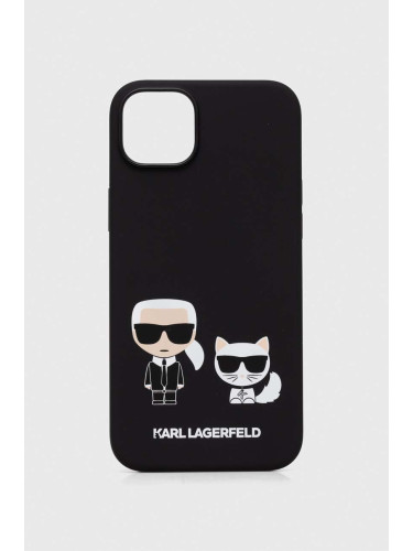 Кейс за телефон Karl Lagerfeld iPhone 14 Plus 6,7 в черно