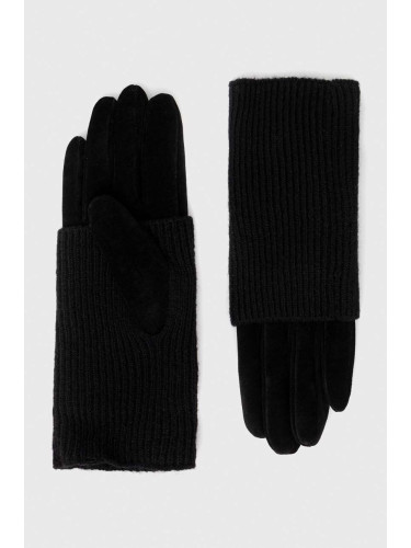 Велурени ръкавици Medicine в черно