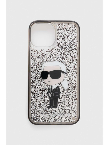 Кейс за телефон Karl Lagerfeld iPhone 15 6.1 в прозрачен цвят