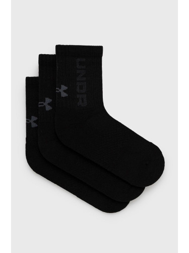 Чорапи Under Armour (3 чифта) в черно 1373084