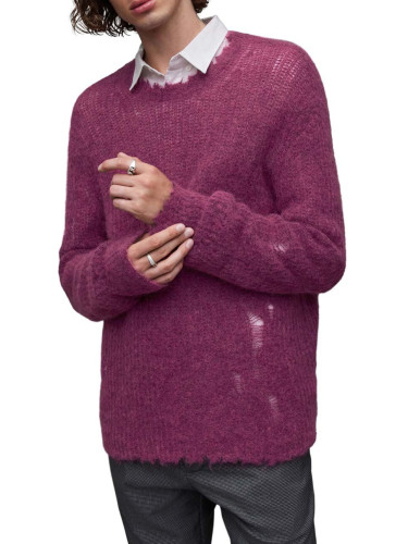 Пуловер с вълна AllSaints Bleaker мъжки в розово