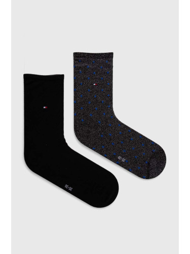Чорапи Tommy Hilfiger (2 броя) в черно