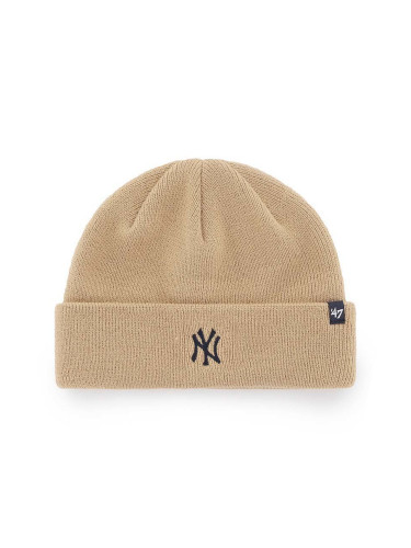 Шапка 47 brand Mlb New York Yankees в бежово